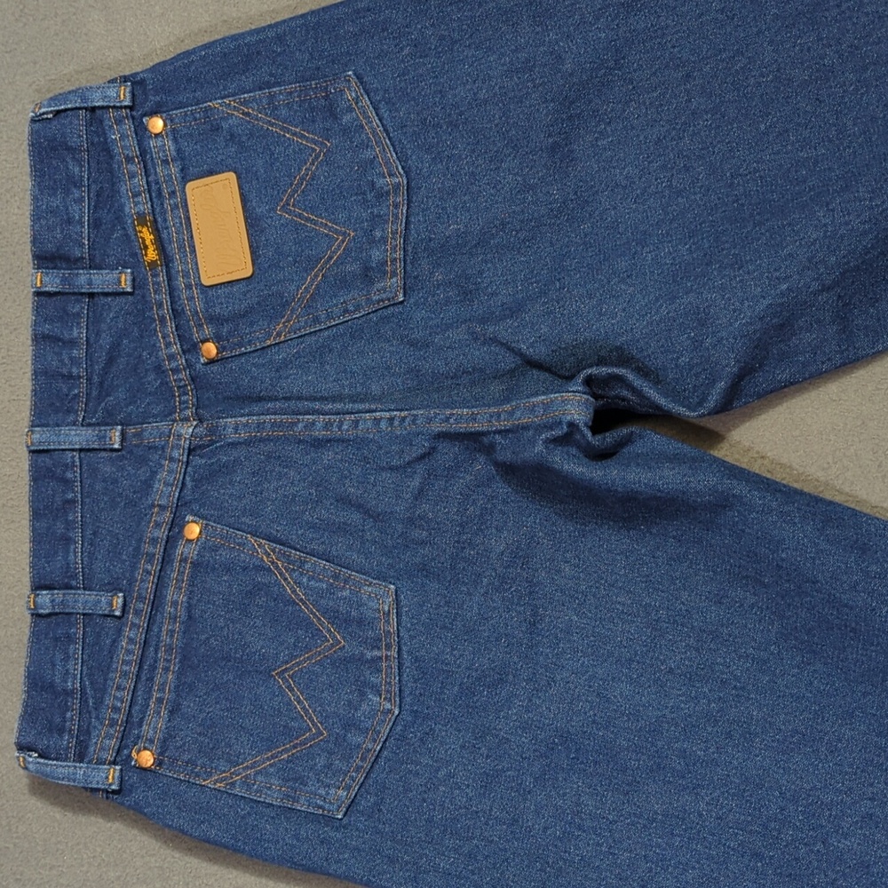 Wrangler Jeans Men's 33x34 Blue 1013MWZPW Cowboy Cut Western Denim - Picture 3 of 9